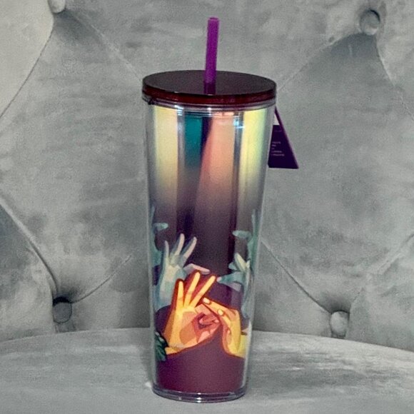 Yiqiao Wang + Starbucks ASL American Sing Language Venti Sized Cold Cup NWT - Picture 2 of 6